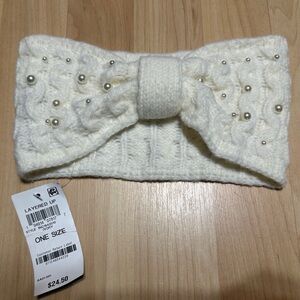 INC Knit Headband with pearl accents